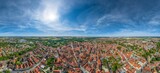 Panorama-Ansicht Altstadt von Rothenburg ob der Tauber