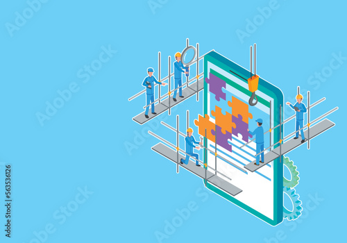 スマホ用webサイトを構築する人々