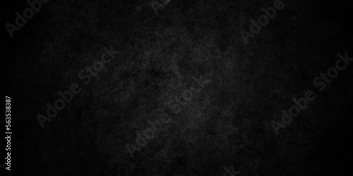 Abstract design with textured black stone wall background. Modern and geometric design with grunge texture, elegant luxury backdrop painting paper texture design .Dark wall texture background .