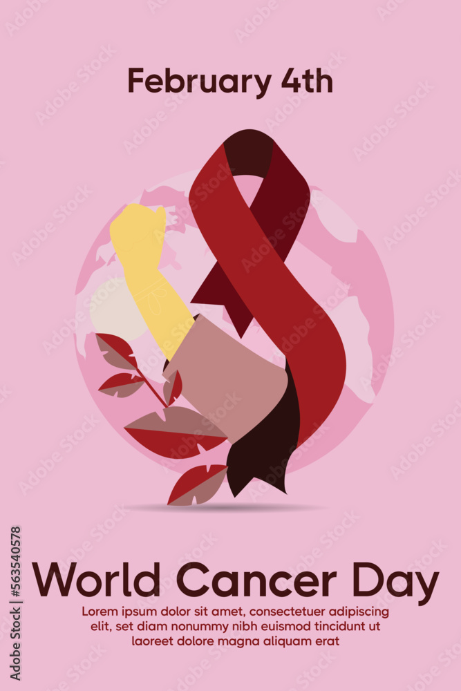 Banner World Cancer Day Banner World Cancer Day