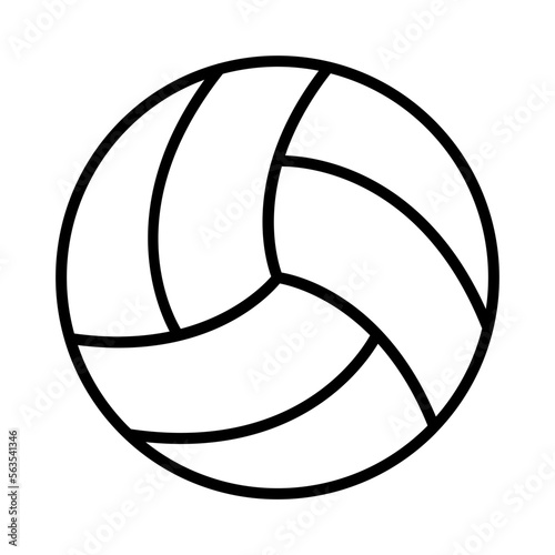 Volleyball Isolated Silhouette Solid Line Icon with volleyball, aquatic-centre, pool, sport, summer, swimming-pool Infographic Simple Vector Illustration