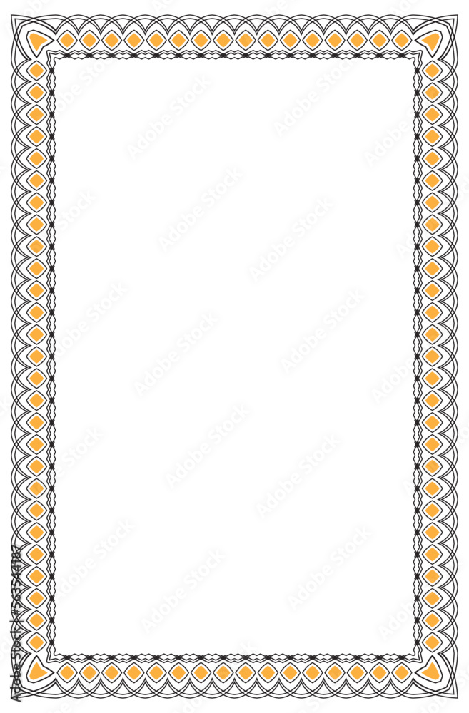 Border art unique and abstract design Border art unique and abstract design