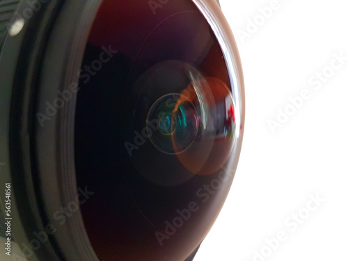 lens photography photo fish eye zoom isolated for backgroiund photo