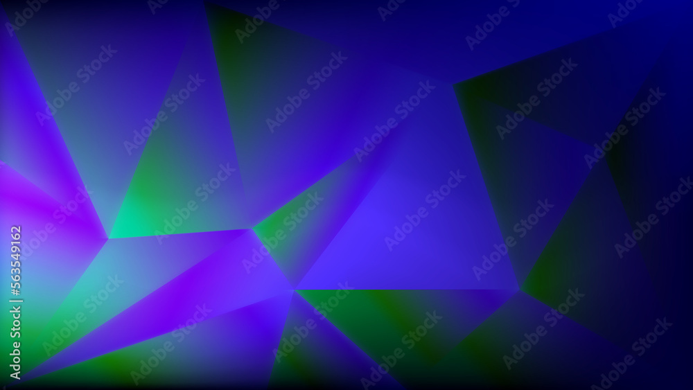 Obraz premium Abstract creative geometric polygonal light and shade gradient background illustration.