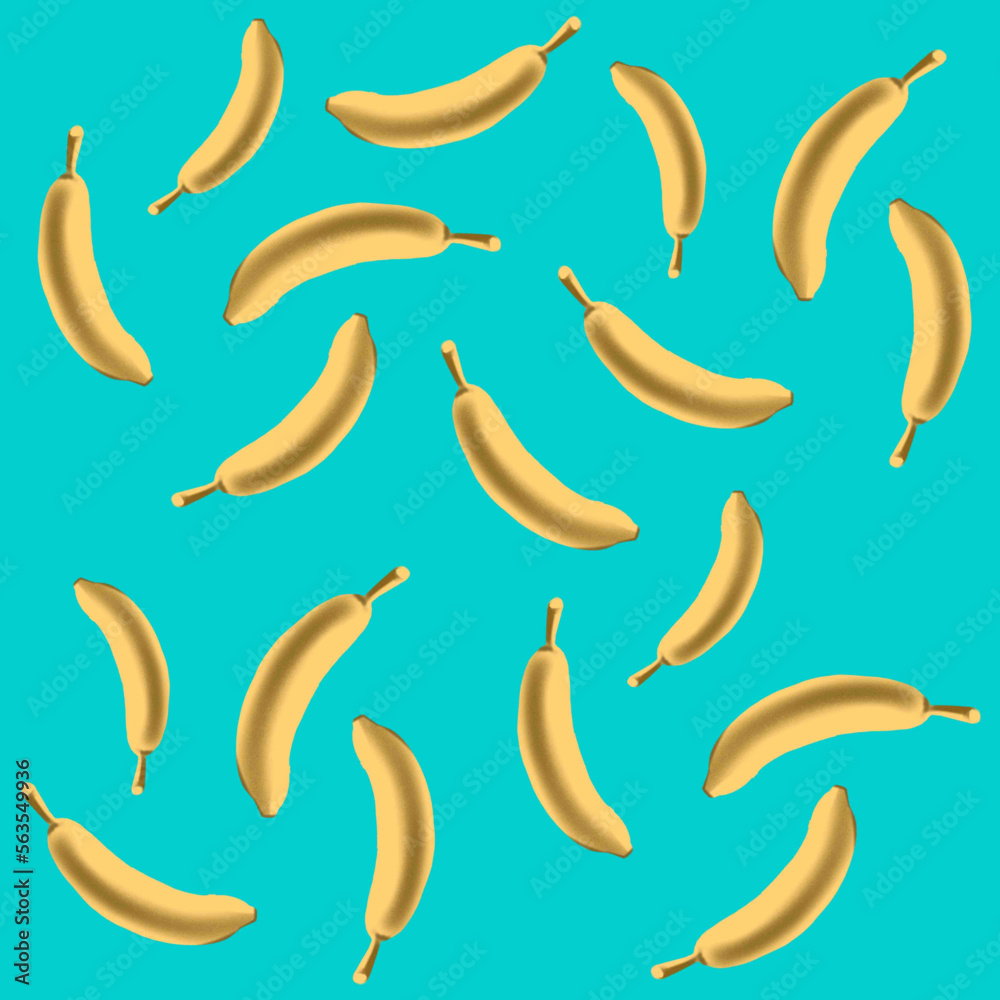 seamless background with bananas