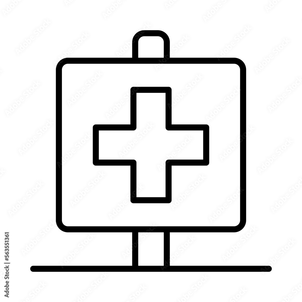 Hospital Isolated Silhouette Solid Line Icon with hospital, roads, sign, traffic, transport, vehicles Infographic Simple Vector Illustration Hospital Isolated Silhouette Solid Line Icon with hospital, roads, sign, traffic, transport, vehicles Infographic Simple Vector Illustration