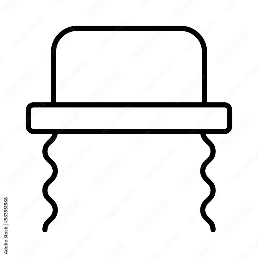 Payot Isolated Silhouette Solid Line Icon with payot, israel, jewish, judaism, religion Infographic Simple Vector Illustration Payot Isolated Silhouette Solid Line Icon with payot, israel, jewish, judaism, religion Infographic Simple Vector Illustration