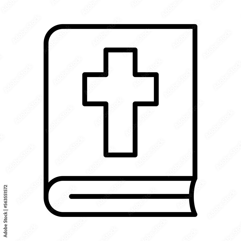 Bible Isolated Silhouette Solid Line Icon with bible, christianity, cross, religion Infographic Simple Vector Illustration Bible Isolated Silhouette Solid Line Icon with bible, christianity, cross, religion Infographic Simple Vector Illustration