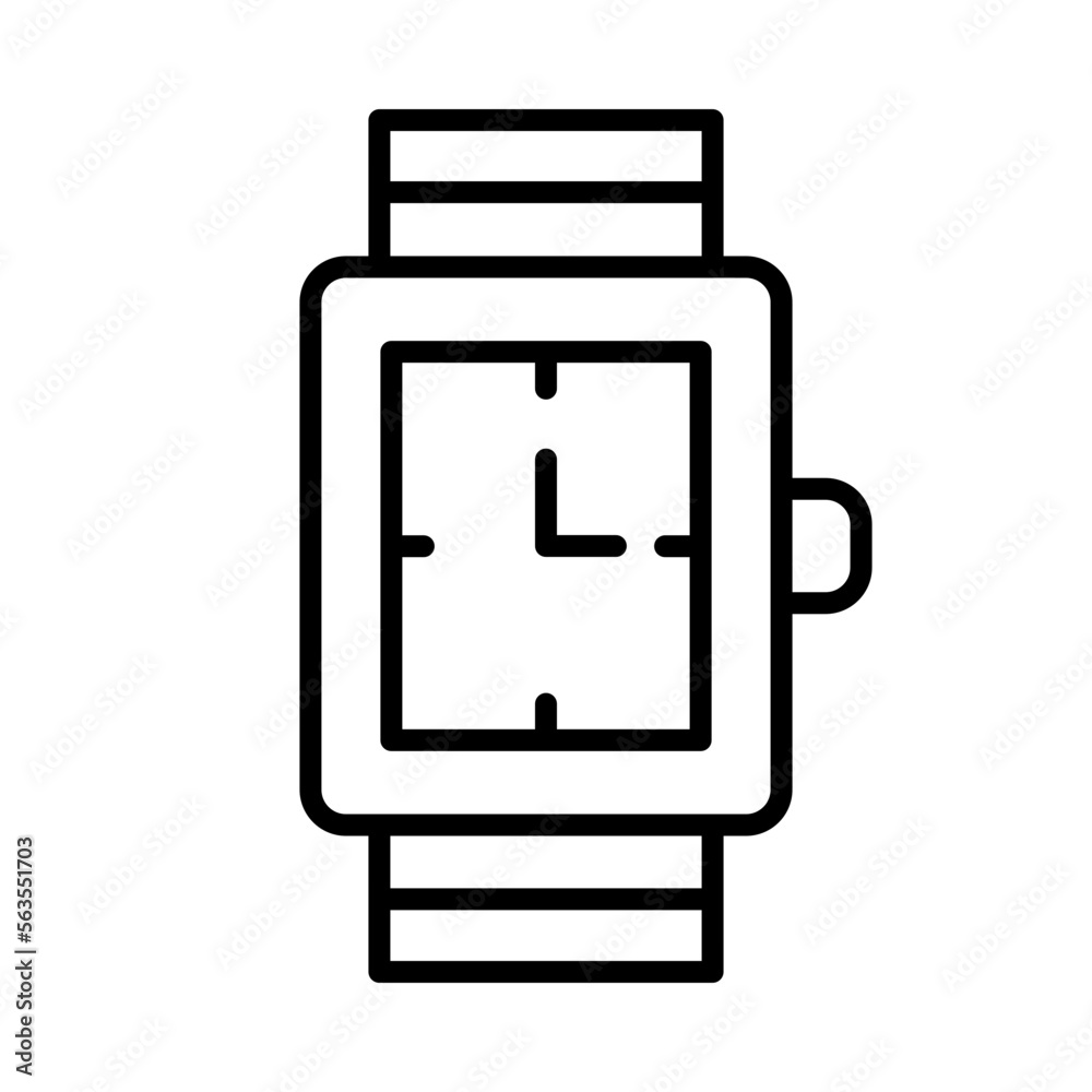 Watch Isolated Silhouette Solid Line Icon with watch, accessories, clock, clothing, lifestyle, time Infographic Simple Vector Illustration Watch Isolated Silhouette Solid Line Icon with watch, accessories, clock, clothing, lifestyle, time Infographic Simple Vector Illustration