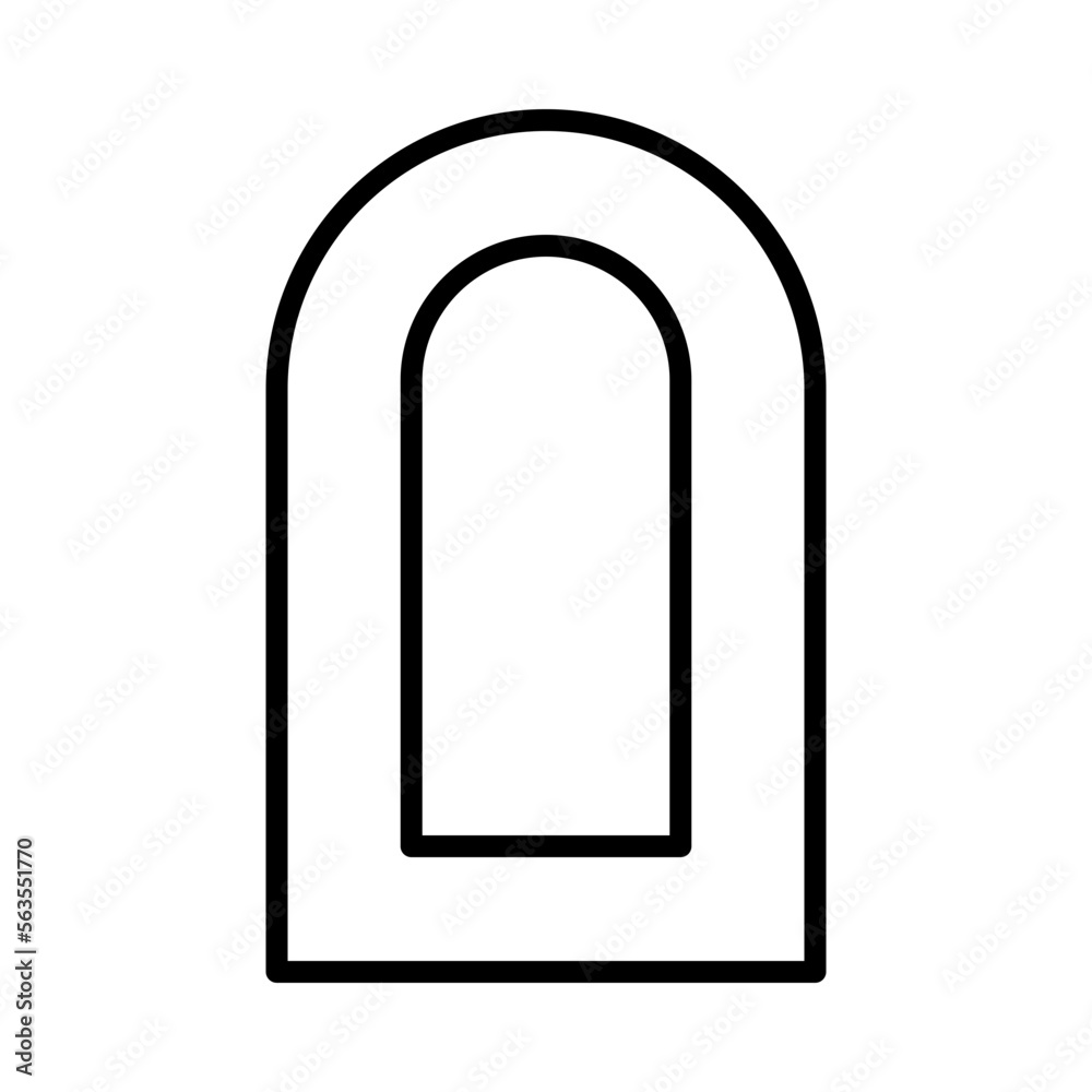 Arch Isolated Silhouette Solid Line Icon with arch, education, geometry, maths, shape, shapes Infographic Simple Vector Illustration Arch Isolated Silhouette Solid Line Icon with arch, education, geometry, maths, shape, shapes Infographic Simple Vector Illustration
