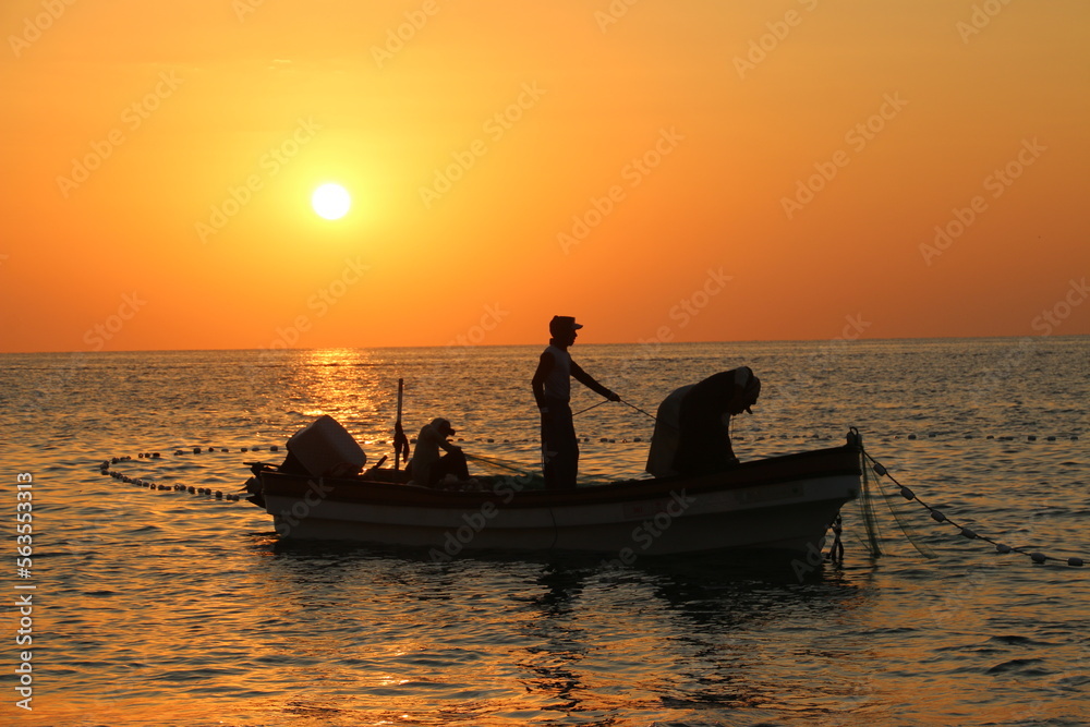 Fishing in the Sunrise