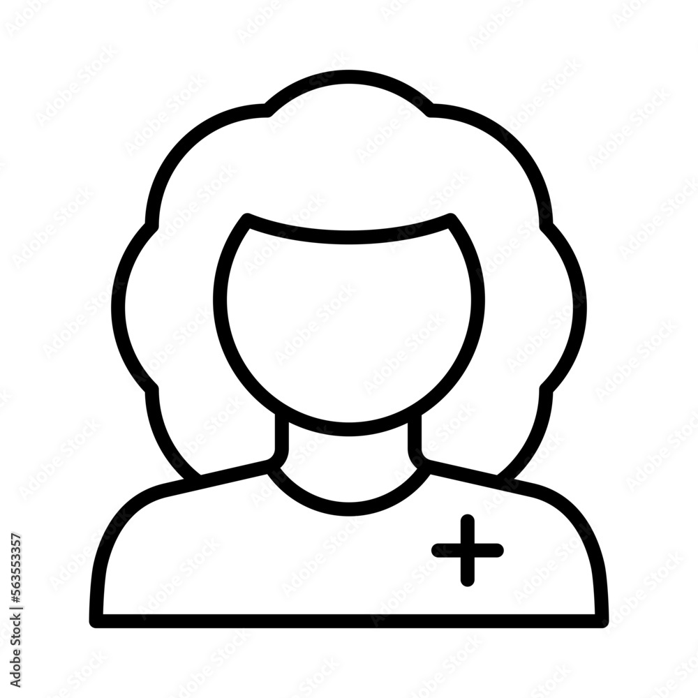 Nurse Isolated Silhouette Solid Line Icon with nurse, doctor, health, health-worker, hospital, medical Infographic Simple Vector Illustration Nurse Isolated Silhouette Solid Line Icon with nurse, doctor, health, health-worker, hospital, medical Infographic Simple Vector Illustration