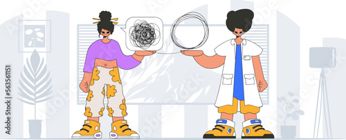 Topic Help A person consumed by a sense of hopelessness and despair. The psychologist doctor unpacks a tangle of thoughts. The patient shows lost in a sea of confusion of his thoughts.