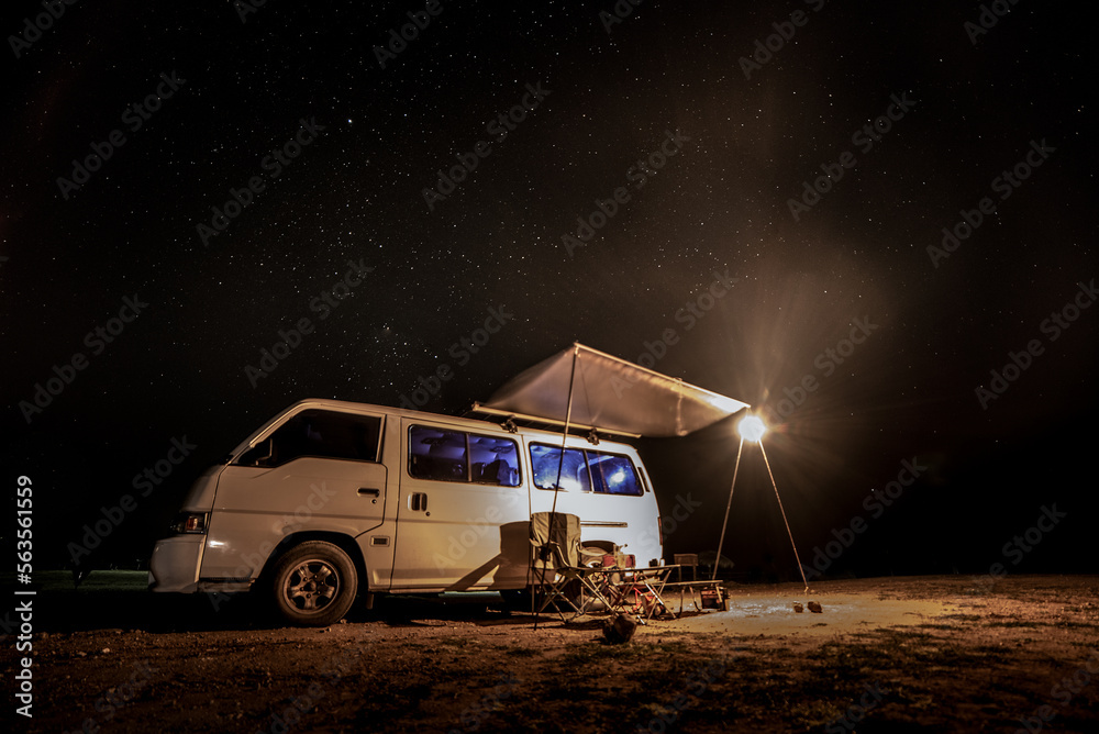 Van Life: Sleeping under the stars in a camper van on working holiday visa in Thailaand