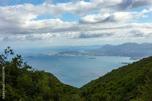 View of corfu town from pantokrator Mount © ernestos