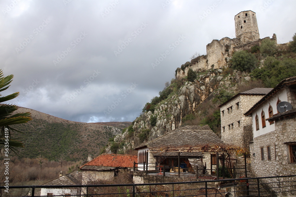 Počitelj, a historic village in Bosnia and Herzegovina