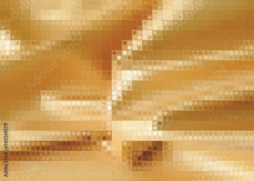 vector image of gold fabric with folds