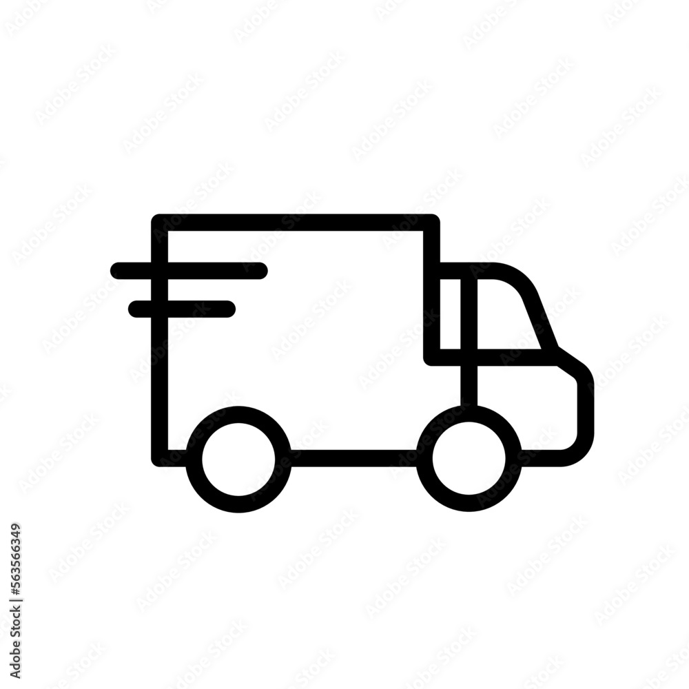 delivery, fast delivery, van - vector icon delivery, fast delivery, van - vector icon