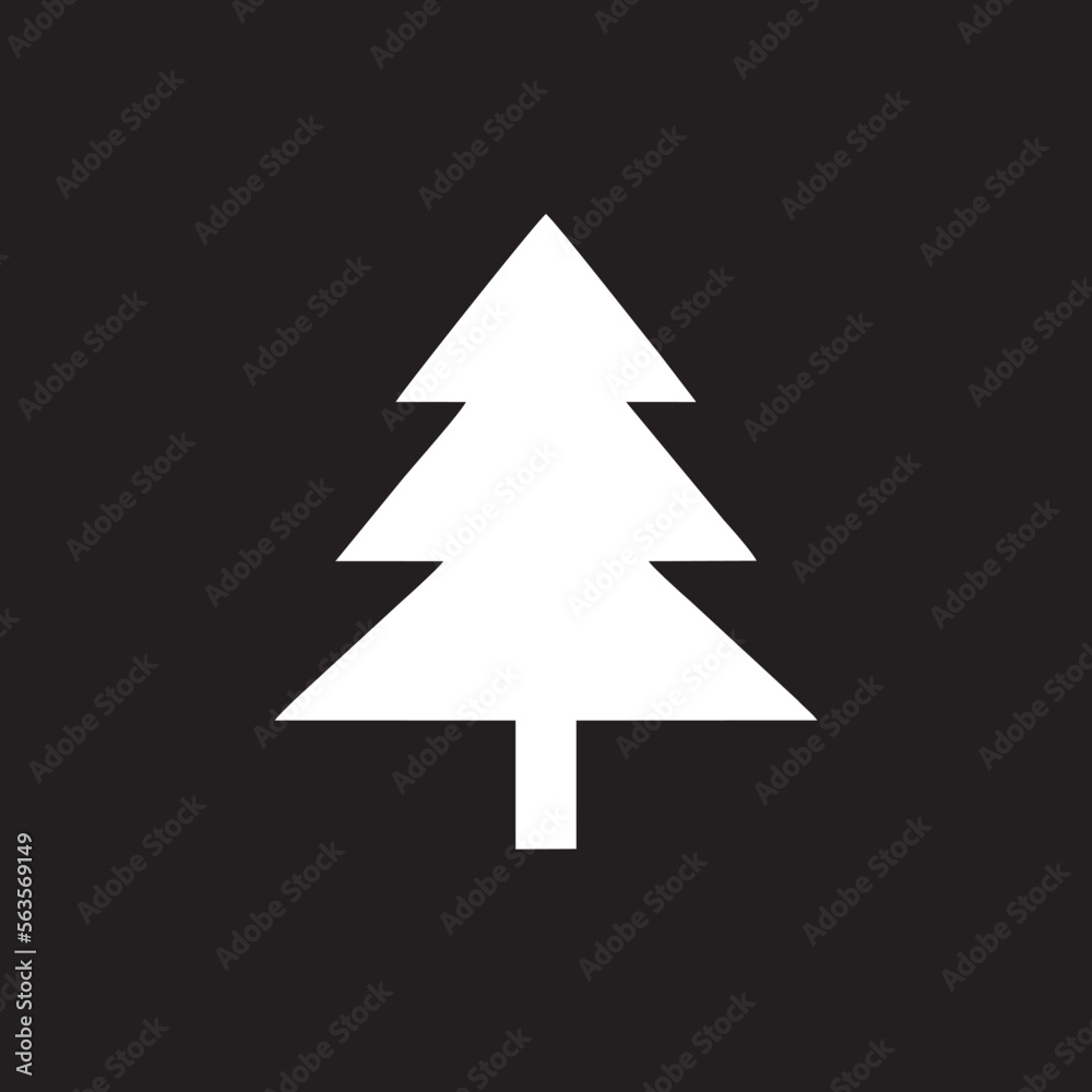 tree icon symbol image vector, illustration of the tree botany in black image tree icon symbol image vector, illustration of the tree botany in black image