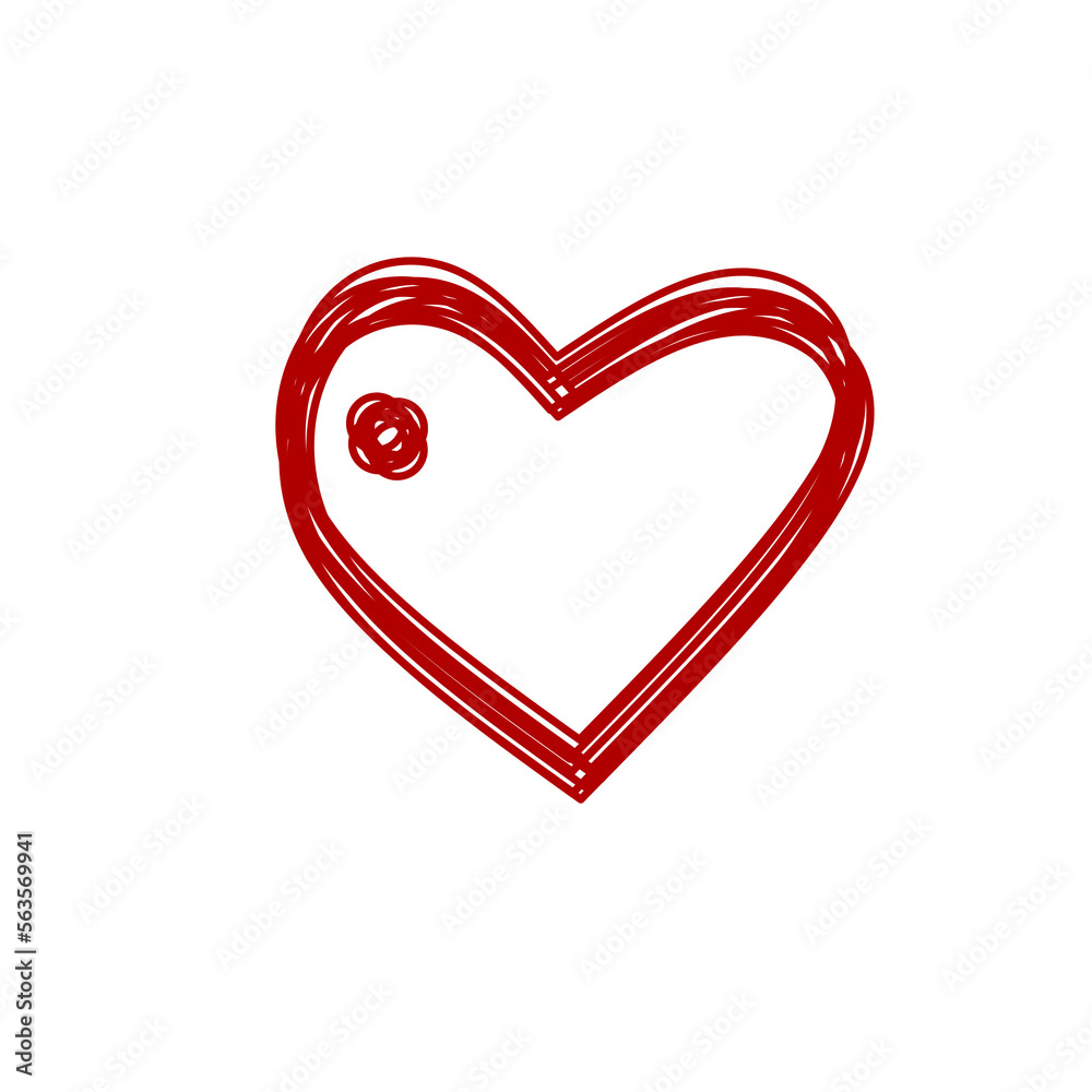 Love icon design, simple icon with elegance concept, perfect for Valentine symbol