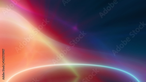 background neon line wave illustration