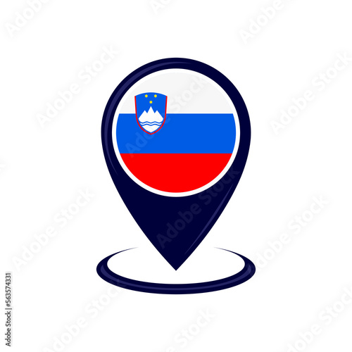 Location icon with Slovenia flag isolated. Slovenia flag and map pointer icon. vector illustration Free Download Location icon with Slovenia flag isolated. Slovenia flag and map pointer icon. vector illustration - GFXLoad