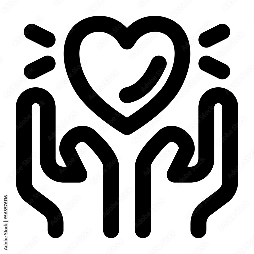 Love line style icon vector design and illustration template Love line style icon vector design and illustration template