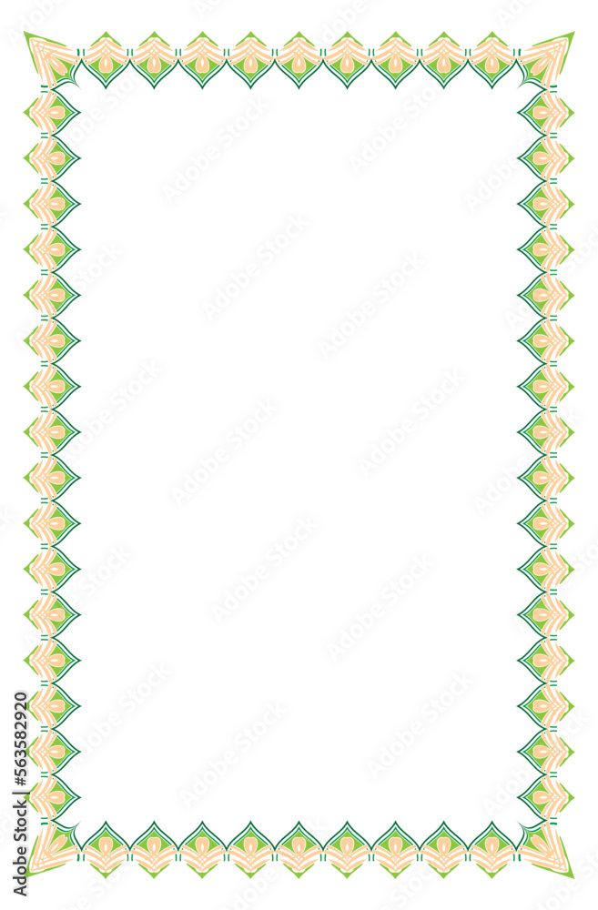 Border art unique and abstract design Border art unique and abstract design
