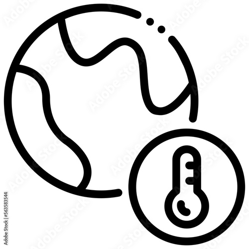 global warming icon