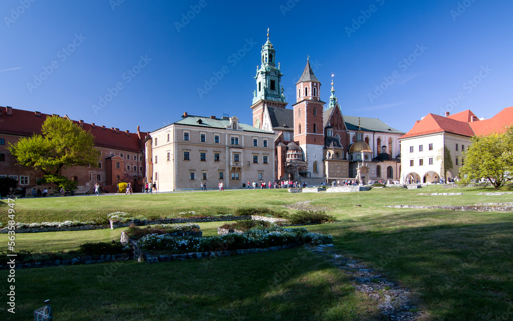 Wawel castle in krakow country