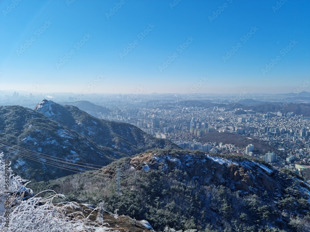 winter mountain landscape