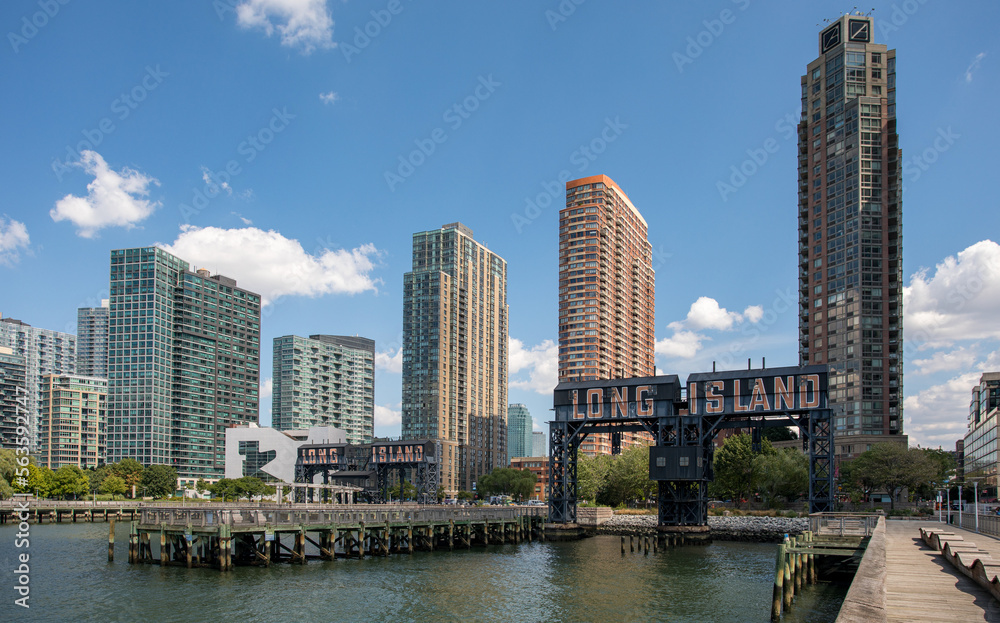 Skyline Ney York in Summer, NY, USA Skyline Ney York in Summer, NY, USA