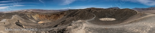 Panorama of Little Hebe and Ubehebe Crater - Death Valley photo