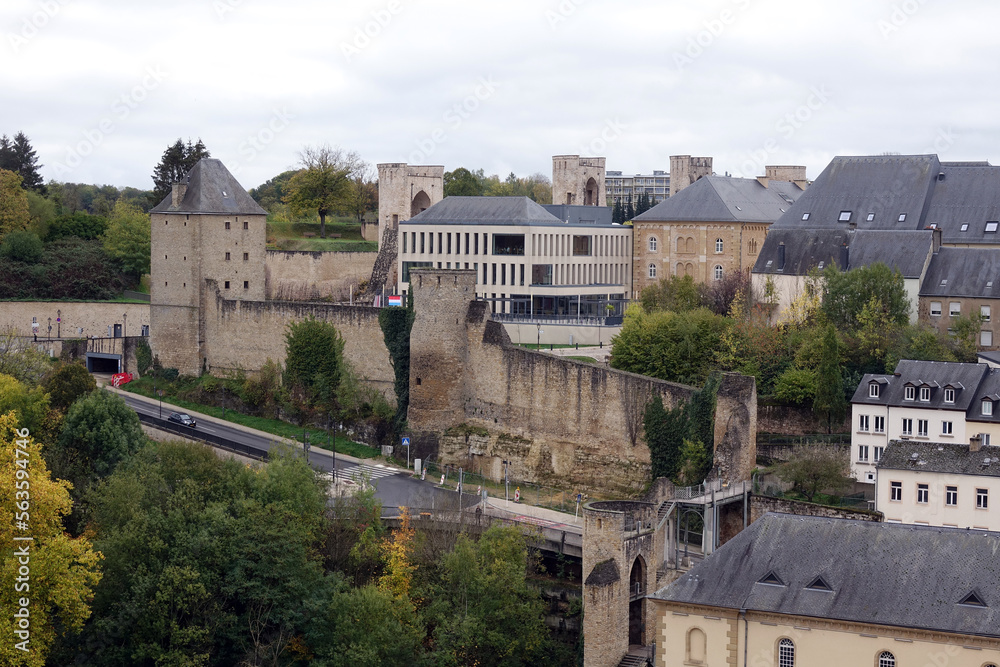 Ringmauer in Luxemburg
