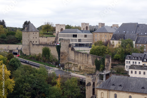 Ringmauer in Luxemburg photo