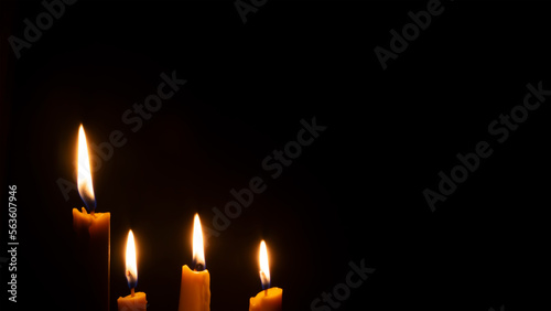 candle light dark background