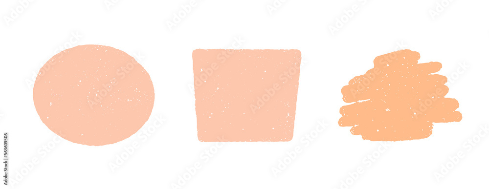 Fototapeta premium Cute Drawn Abstract Pastel Backgrounds. Soft Color Grunge Backdrops Set.