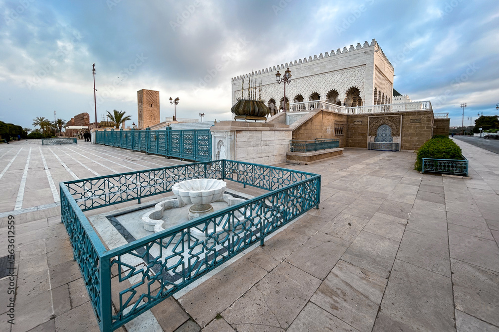 The Mausoleum of Mohammed V in Rabat