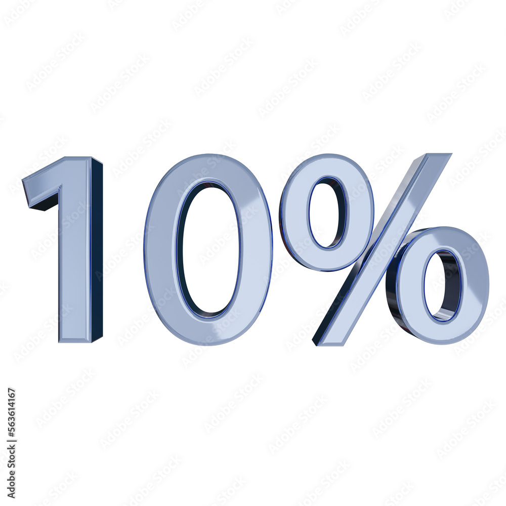 10% Ten percent off on your first purchase. Metallic blue number perfect for social media design. Rendered in realistic 3D. 10% Ten percent off on your first purchase. Metallic blue number perfect for social media design. Rendered in realistic 3D.