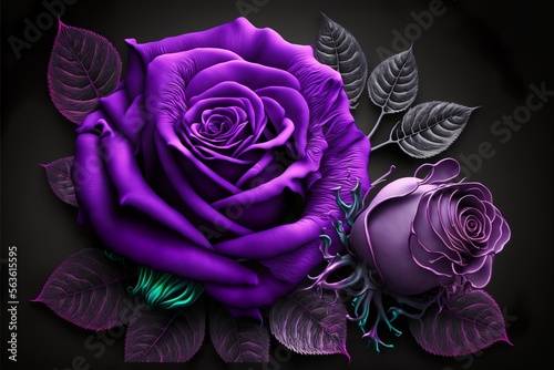 wallpaper designe with purple flower photo