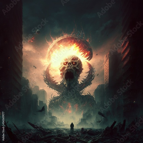 Alien Armageddon Apocalypse Fire Beast