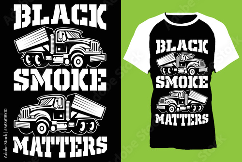 Black smoke matters...t-shirt design templat 