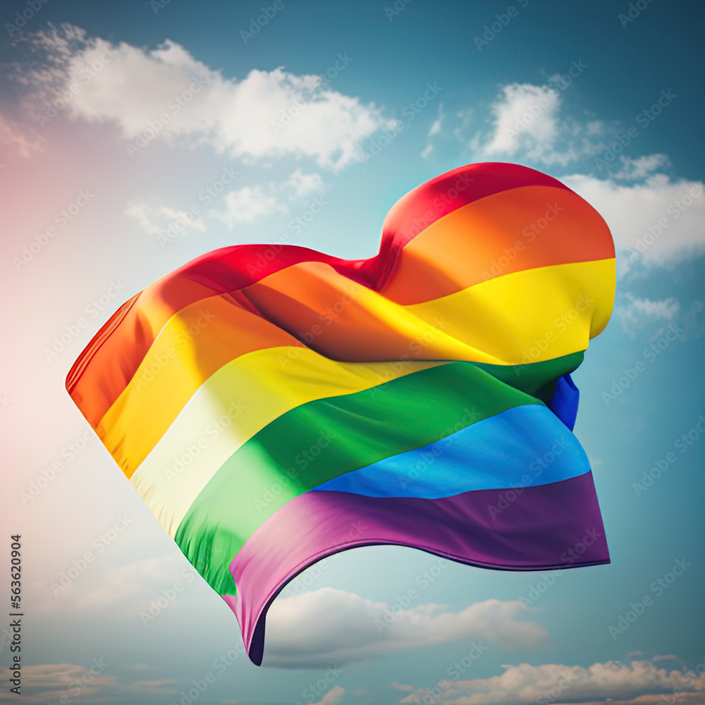 The Rainbow Flag: A Symbol of Tolerance and Diversity , Ai Generated ...