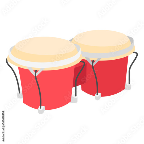 bongo flat icon