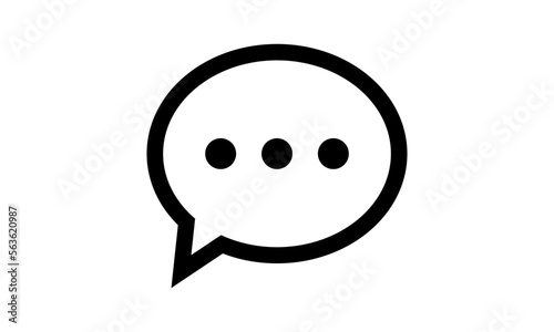 chat icon, chat logo template