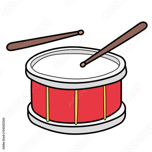 snare drum filled outline icon