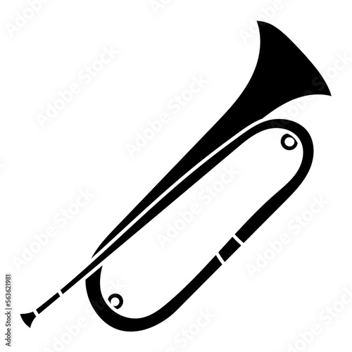 bugle glyph icon photo