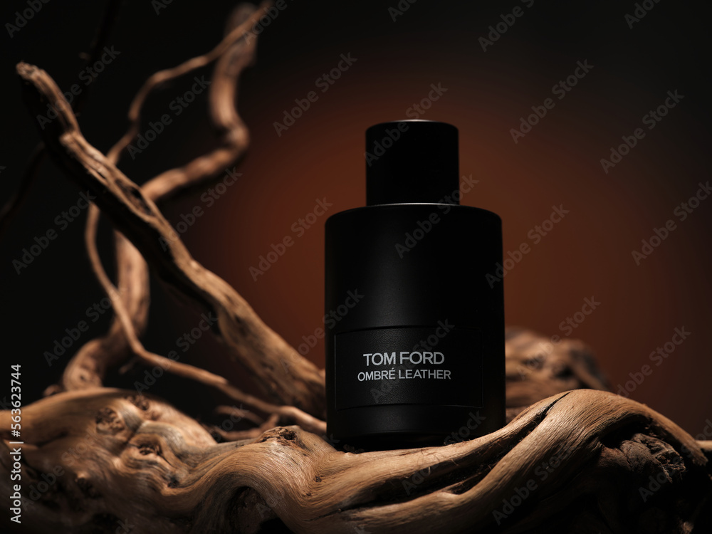 Kharkiv, Ukraine, January, 22, 2023: Perfume Tom Ford Ombre Leather Stock  Photo | Adobe Stock