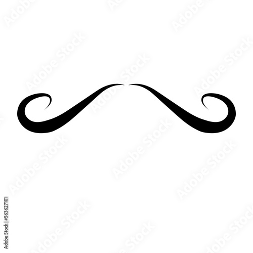 Moustache vector icon