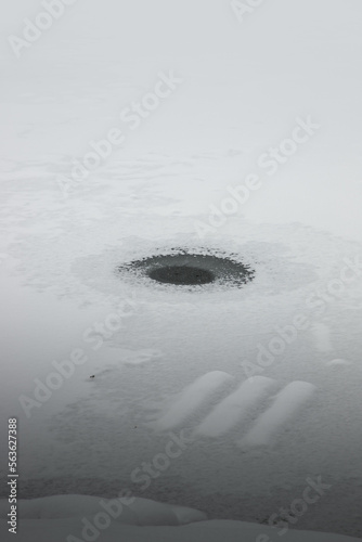 Hole in the ice